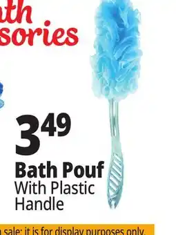 Ocean State Job Lot Bath Pouf offer