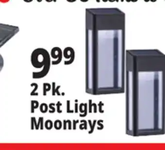 Ocean State Job Lot 2 Pk. Post Light Moonrays offer