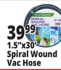 Ocean State Job Lot 1.5x30' Spiral Wound Vac Hose offer
