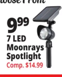 Ocean State Job Lot 7 LED Moonrays Spotlight offer
