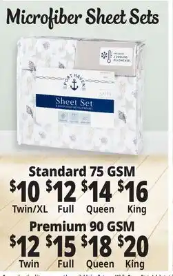 Ocean State Job Lot Microfiber Sheet Sets offer