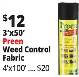 Ocean State Job Lot 3'x50' Preen Weed Control Fabric offer