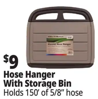 Ocean State Job Lot Hose Hanger With Storage Bin offer