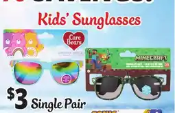 Ocean State Job Lot Kids' Sunglasses offer