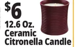 Ocean State Job Lot 12.6 Oz. Ceramic Citronella Candle offer