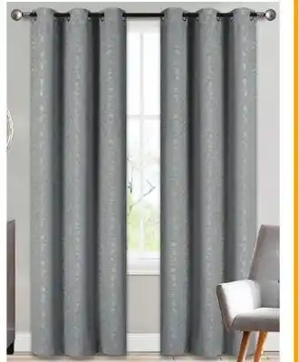 Ocean State Job Lot Energy Saving 2 Pk. Blackout Drapes 84 offer