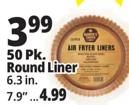 Ocean State Job Lot 50 Pk. Round Liner offer