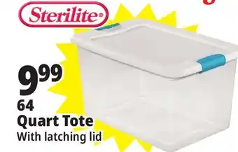 Ocean State Job Lot 64 Quart Tote offer