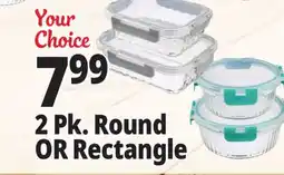 Ocean State Job Lot 2 Pk. Round OR Rectangle offer
