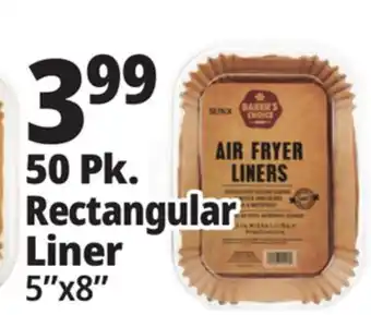 Ocean State Job Lot 50 Pk. Rectangular Liner offer