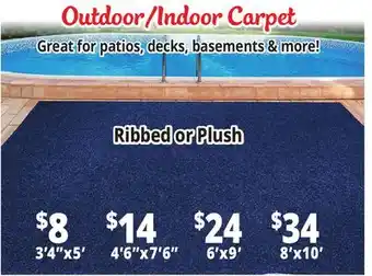 Ocean State Job Lot Outdoor/Indoor carpet offer