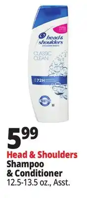 Ocean State Job Lot Head & Shoulders Shampoo & Conditioner offer