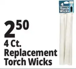 Ocean State Job Lot 4 Ct. Replacement Torch Wicks offer