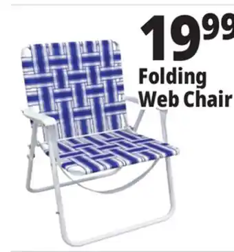 Ocean State Job Lot Folding Web Chair offer