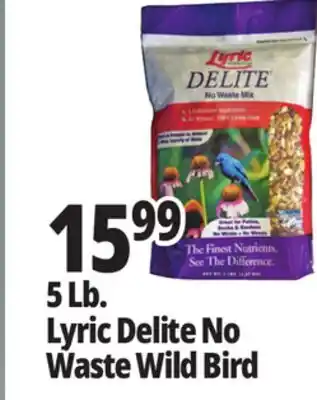 Ocean State Job Lot 5 Lb. Lyric Delite No Waste Wild Bird offer
