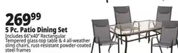 Ocean State Job Lot 5 Pc. Patio Dining Set offer