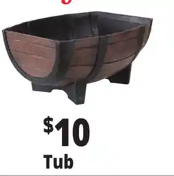 Ocean State Job Lot Tub Planter offer
