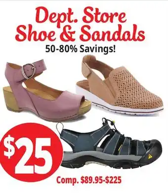 Ocean State Job Lot Dept. Store Shoe & Sandals offer