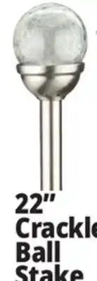 Ocean State Job Lot 22 Crackle Ball Stake offer
