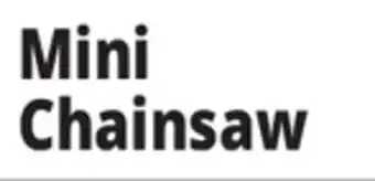 Ocean State Job Lot Mini Chainsaw offer