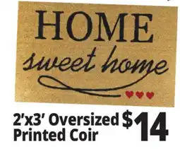 Ocean State Job Lot 2'x3' Oversized Printed Coir offer