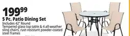 Ocean State Job Lot 5 pc. Patio Dining Set offer