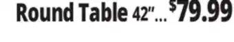 Ocean State Job Lot Round Table 42 offer