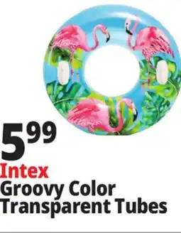 Ocean State Job Lot Intex Groovy Color Transparent Tubes offer