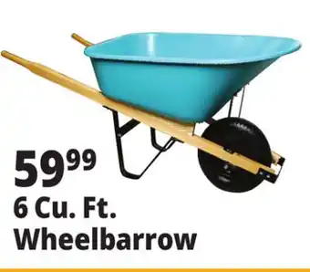 Ocean State Job Lot 6 Cu. Ft. Wheelbarrow offer