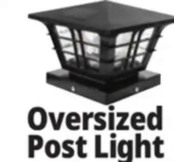 Ocean State Job Lot Oversized Post Light offer