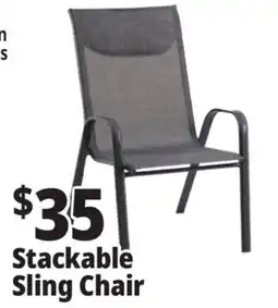 Ocean State Job Lot Stackable Sling Chair offer