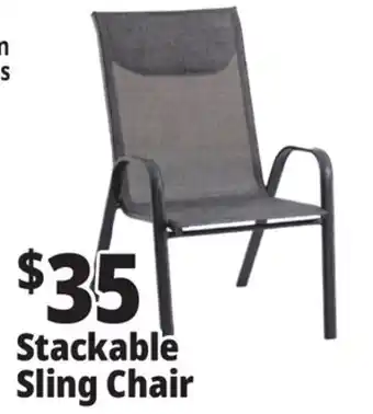 Ocean State Job Lot Stackable Sling Chair offer