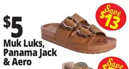Ocean State Job Lot Muk Luks, Panama Jack & Aero offer