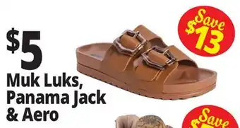 Ocean State Job Lot Muk Luks, Panama Jack & Aero offer