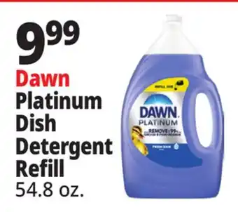 Ocean State Job Lot Platinum Dish Detergent Refill offer