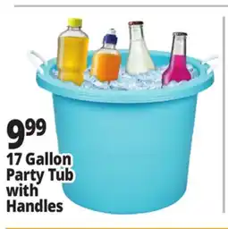 Ocean State Job Lot 17 Gallon Party Tub with Handles offer