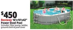 Ocean State Job Lot Power Steel pool offer