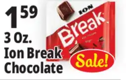 Ocean State Job Lot 3 Oz. Ion Break Chocolate offer