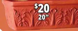 Ocean State Job Lot Terracotta 20 offer
