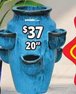 Ocean State Job Lot Outdoor Glazed Ceramic Planters offer