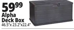 Ocean State Job Lot Alpha Deck Box offer