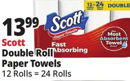 Ocean State Job Lot Double Roll Paper Towels offer