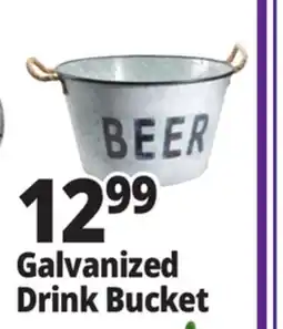 Ocean State Job Lot Galvanized Drink Bucket offer