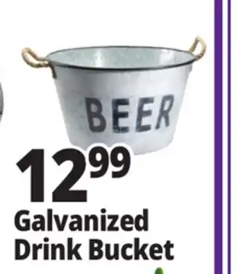 Ocean State Job Lot Galvanized Drink Bucket offer