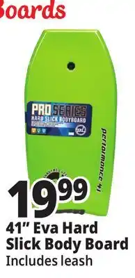 Ocean State Job Lot Body Boards 41 Eva Hard Slick Body Board offer