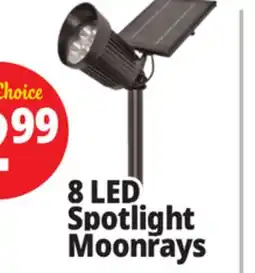 Ocean State Job Lot 8 LED Spotlight Moonrays offer