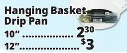Ocean State Job Lot Hanging Basket Drip Pan offer