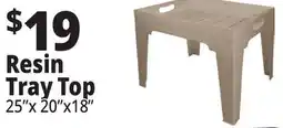 Ocean State Job Lot Resin Tray Top offer