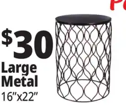 Ocean State Job Lot Large Metal Table offer
