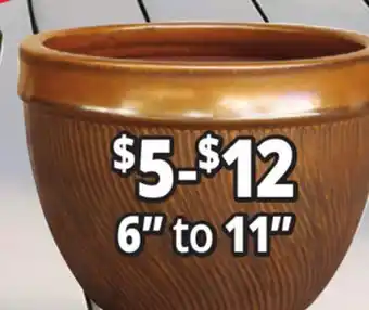 Ocean State Job Lot Outdoor Glazed Ceramic Planters offer